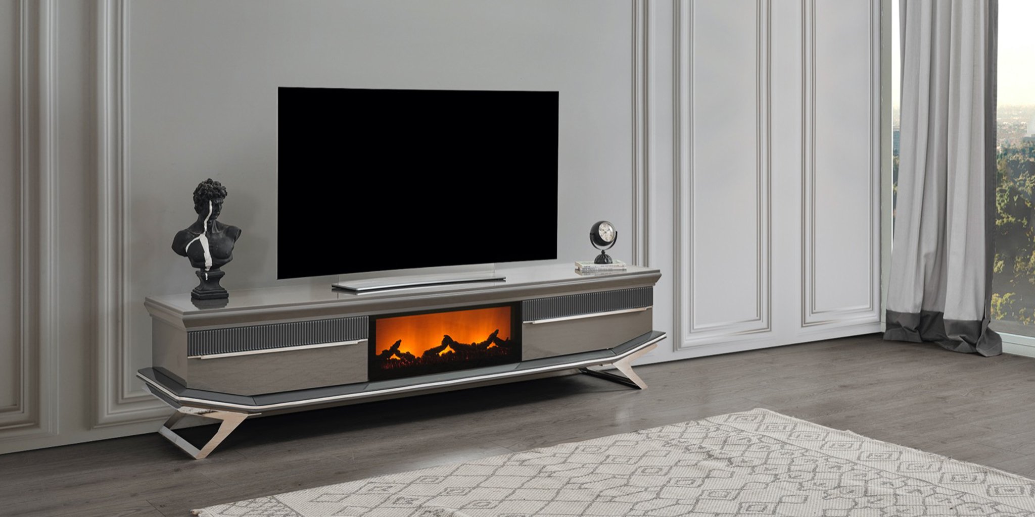 Asya Gümüş Tv Ünitesi